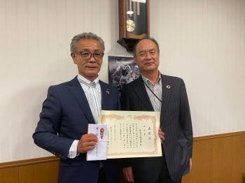 #エスワイプロモーション様 #社長直々 #表彰いただきました #令和2年度 #功労賞 #感謝