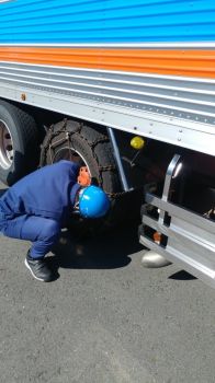 #All for safety #九州曙運輸 #タイヤチェーン装着講習会 #安全 #命 #冬に向けて